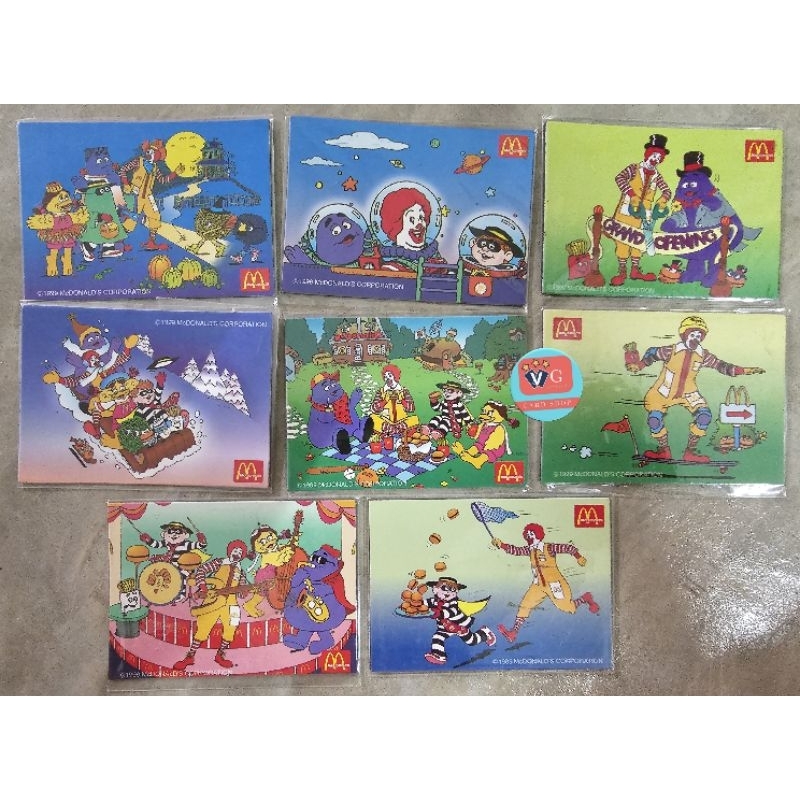 [Set] Magnet McDonald McDonald's Thailand 1999
