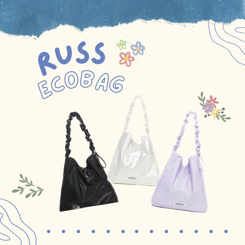 [Preorder🇰🇷] กระเป๋า CRALYN RUSS ECOBAG มีให้เลือก 3 สี ของแท้ 100%