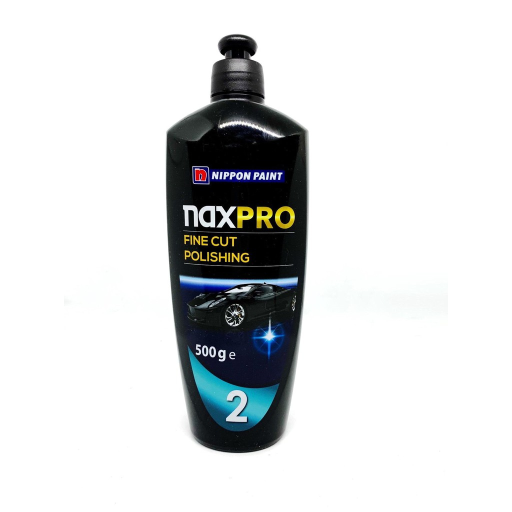 Naxpro Fine Cut Polishing 500g น้ำยาขัดละเอียด สูตรน้ำมันสำหรับลบรอยงานขัดหยาบ