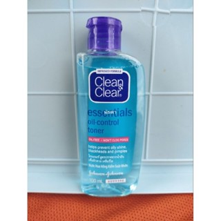 Clean&amp;Clear essential Oil โทนเนอร์ 100 มล