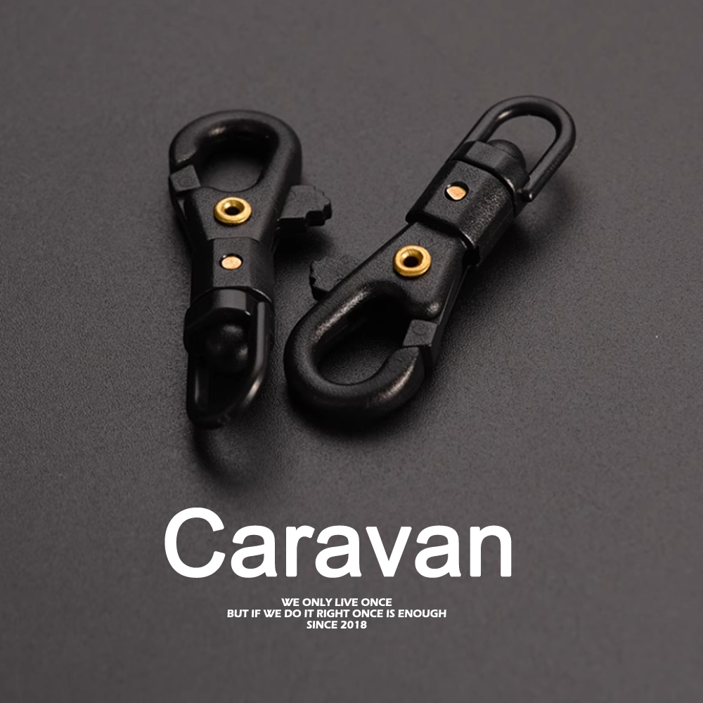(2ชิ้น) Caravan Crew Keychain Snap Clip Clasp Hook