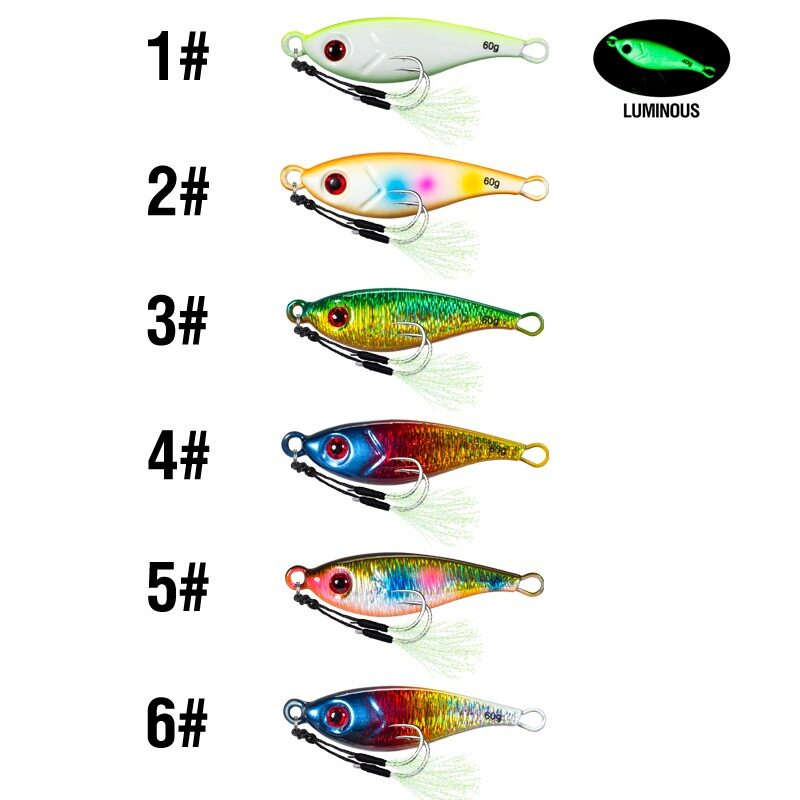 1-2วัน(ส่งไวมากแม่) *เหยื่อจิ๊กเร็ว*AKAKUMA JIG*fast jig*20g*30g*40g* 60g เหยื่อตกปลา【Super Thailand