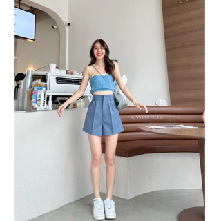 ✨ Kinny shorts 🧸 กางเกงขาสั้นเอวสูง เก็บพุงพรางหุ่น ทรงเบสิค