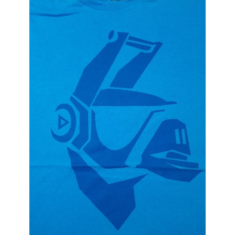 เสื้อยืดมือสอง คอกลม แขนสั้น ลายเกม FORTNITE สีฟ้า size : XL