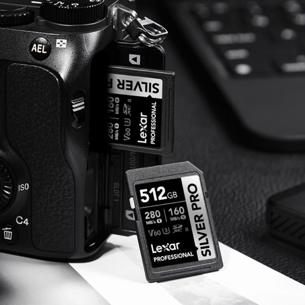 การ์ดหน่วยความจำ เอสดีการ์ด LEXAR SILVER PRO 64GB UHS-II U3 V60 SD CARD FULL-HD 3D 4K RW280/130MB/S (LSDSIPR064G)_6