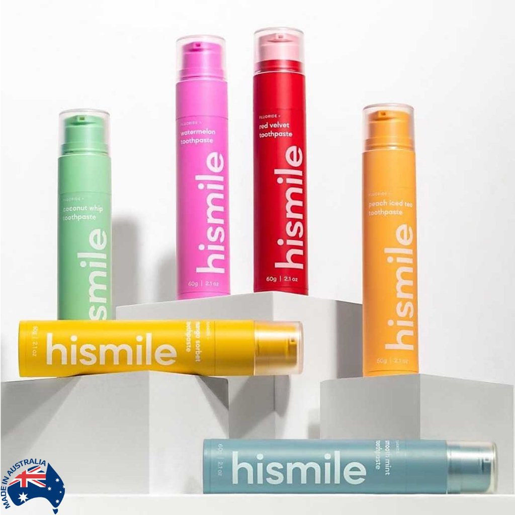 HiSmile Toothpaste 60g ยาสีฟันสูตรพิเศษเพื่อเหงือกและฟันสุขภาพดีลมหายใจสดชื่นสินค้านำเข้าจากออสเตรเลียของแท้พร้อมส่ง