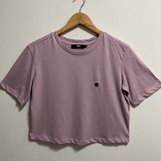 เสื้อยืด CPS cotton 100% มือ1 size S,M,L สีม่วง