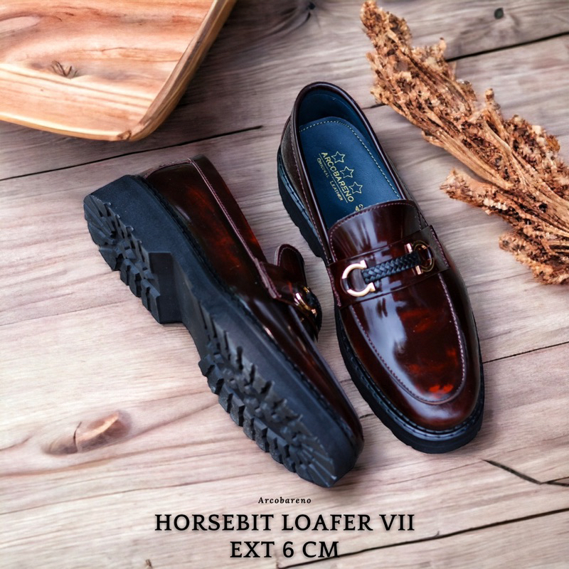 702 EXT 6 CM Horsebit Loafer VII burgundy