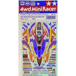 สติ๊กเกอร์ตกแต่ง &lt;Tamiya 15151 - Astro boomerang dress up sticker set&gt;