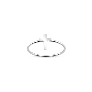 Silver thai Jewelry แหวนไม้กางเขนเงินสเตอร์ลิง / sterling silver cross ring  PLSRG181