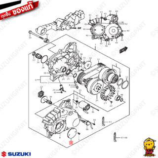 แผ่นกรอง FILTER, BELT COOLING แท้ Suzuki Burgman 650 L8 2017