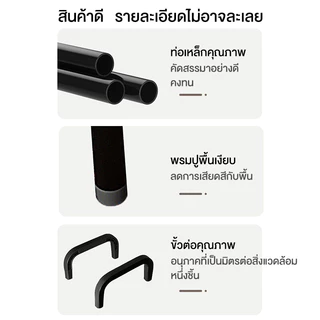 ชั้นวางรองเท้า 7ชั้น ผลิตจากท่อสแตนเลส โครงสร้างแข็งแรง ถอด และประกอบได้ง่าย พร้อมส่ง 2สีให้เลือก