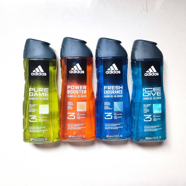 Adidas shower gel เจลอาบน้ำ 400 ml.