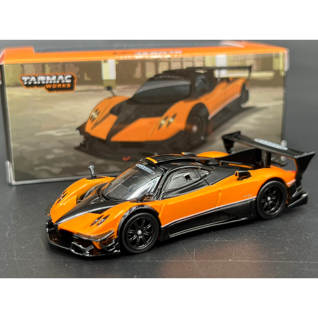 Tarmac Works 1/64 Pagani Zonda Revolución, Arancio Saint Tropez