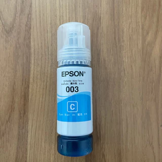 EPSON 003 หมึกแท้ 65 ml สินค้าเดิม 100% 4 สี BK, C, M, Y ไม่มีกล่อง L1110 L1210 L1216 L1250 L1256 L3100 L3101