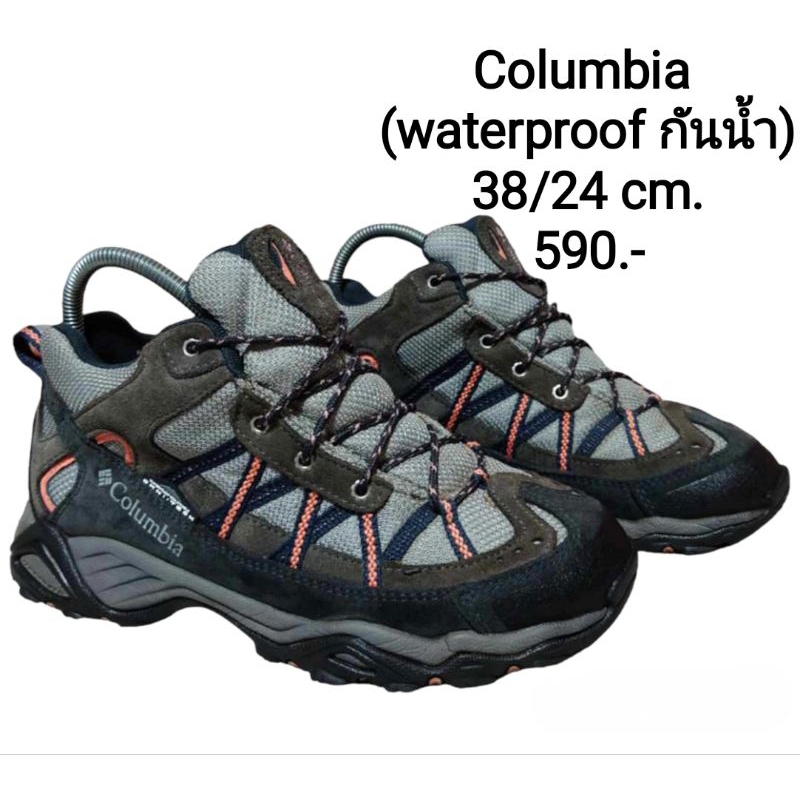 รองเท้ามือสอง Columbia 38/24 cm. (waterproof กันน้ำ)