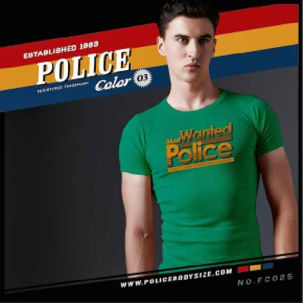 เสื้อยืด Police Bodysize FC025 — صورة 3