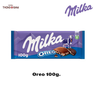 Milka Oreo มิลก้า รสโอริโอ้ ขนาด 100 กรัม(g.)BBE:29/03/2024