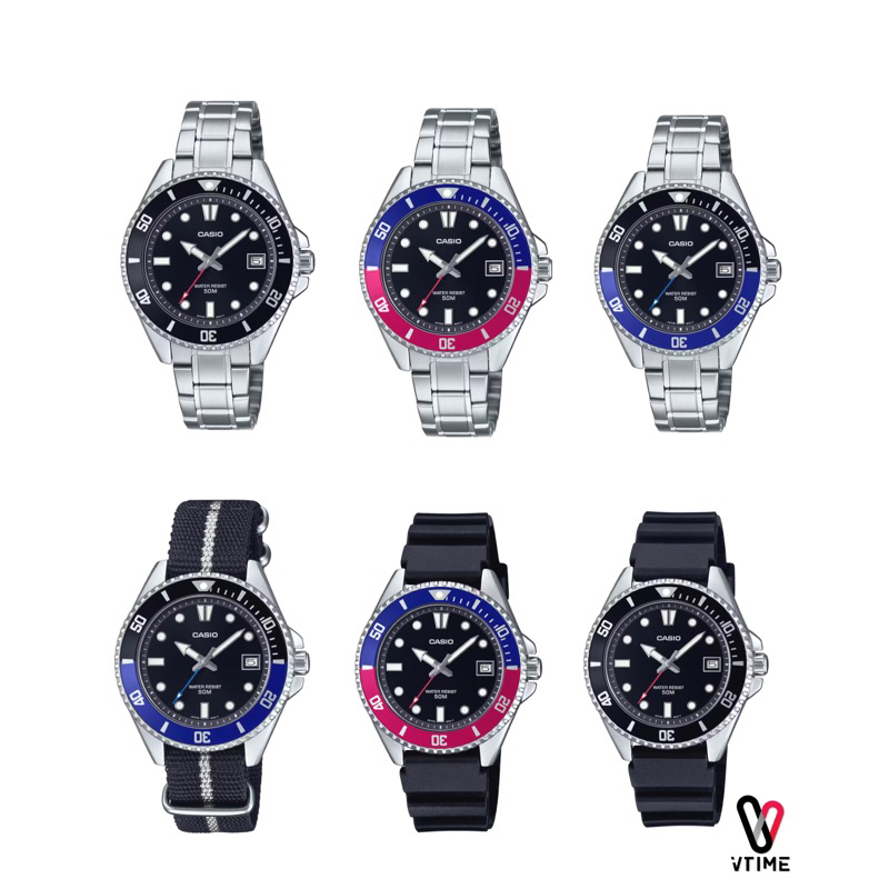 CASIO รุ่น MDV-10D-1A1 MDV-10D-1A2 MDV-10D-1A3 MDV-10C-1A2