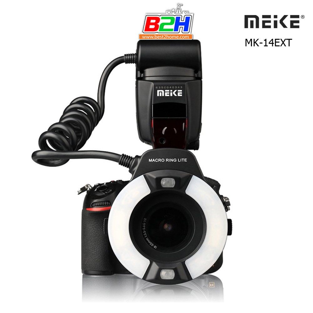 MEIKE MK-14EXT E-TTL / iTTL Macro Ring Flash for Canon / Nikon สินค้ารับประกัน 1 ปี