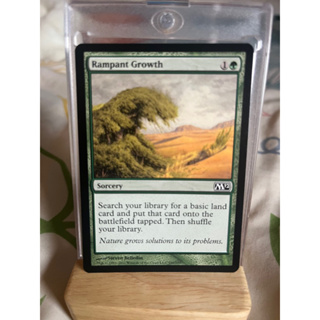 การ์ด MTG Rampant Growth Green Magic the Gathering EDH รุ่น Core Set M12 สภาพ Nm