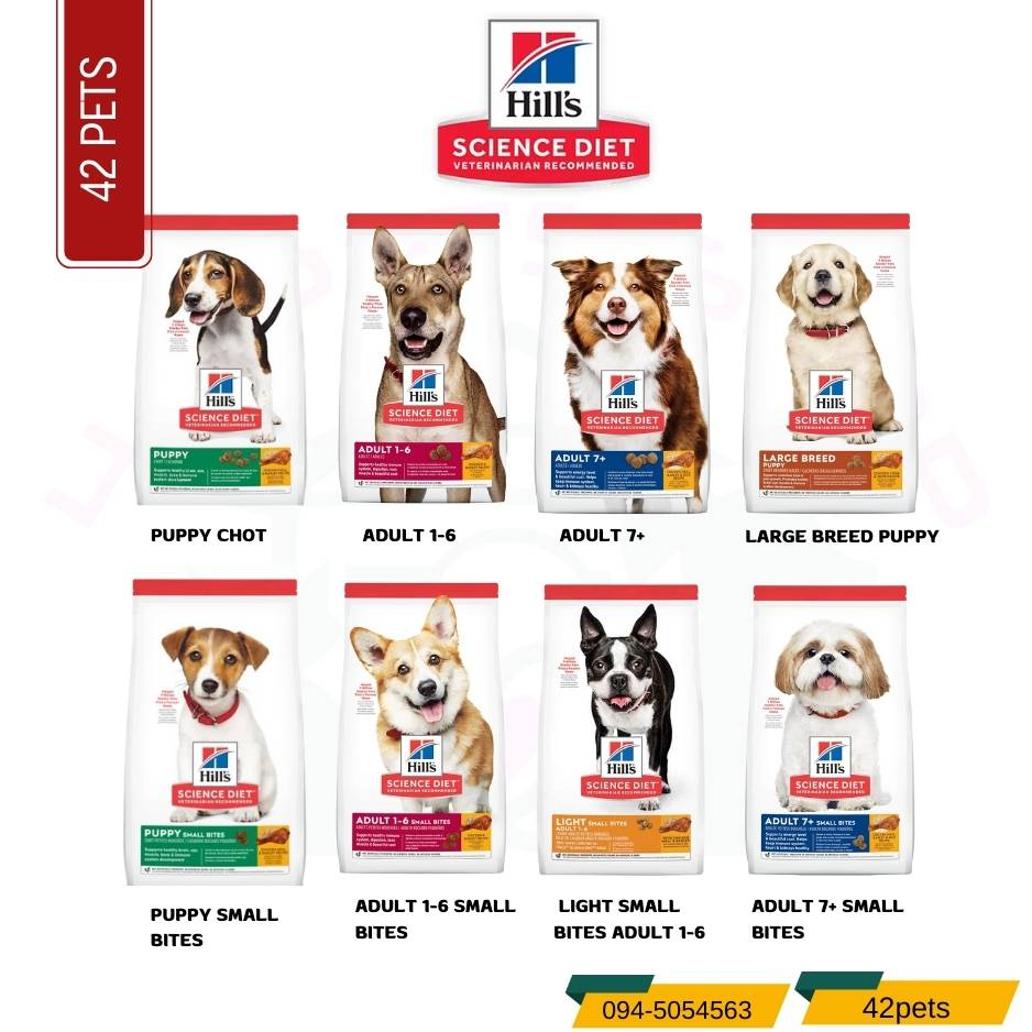 🐶🌸Pet4You🌸🐱 Hill’s Science Diet (Dog) 3 Kg- Puppy Adult 1-6 7+ Large Breed อาหารสุนัข สำหรับ ลูกสุนั