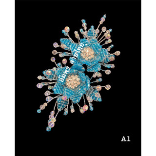 ดอกไม้คริสตัล สำหรับประดับผม