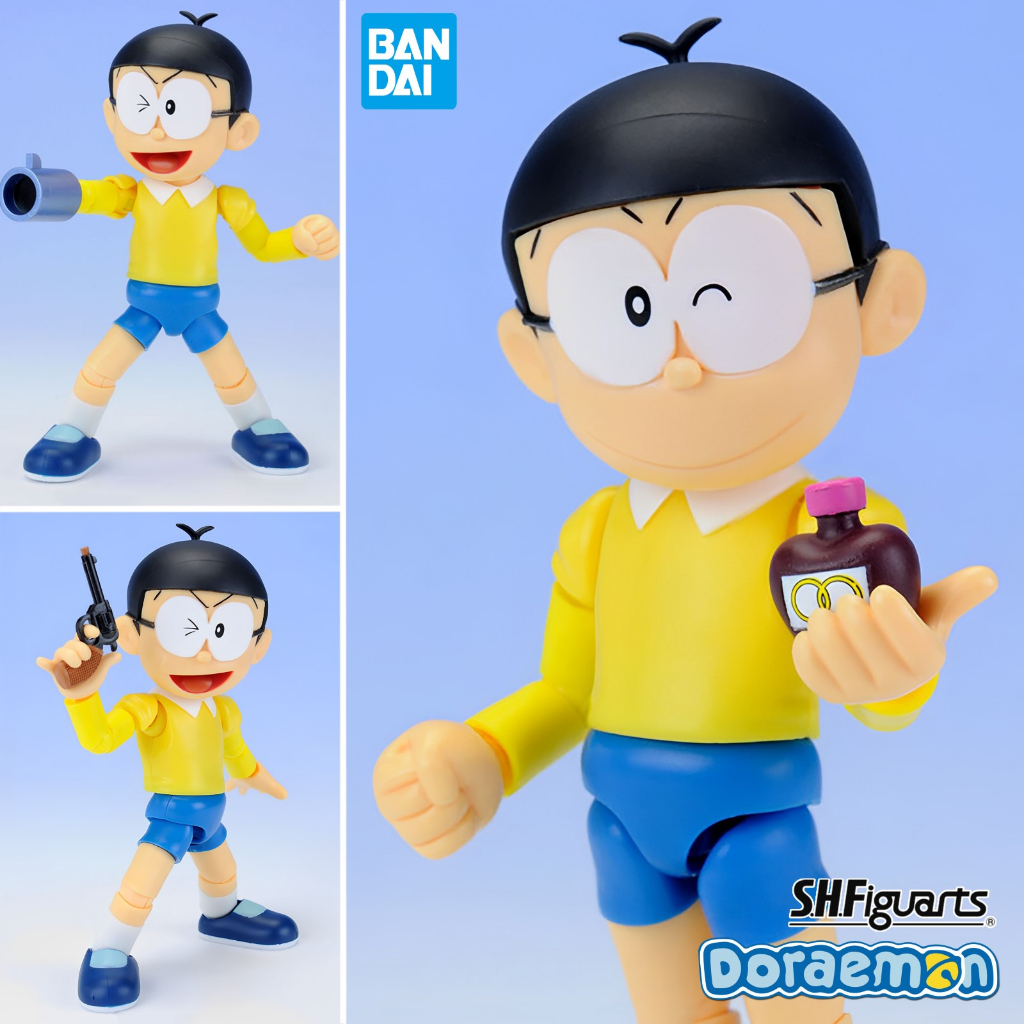 งานแท้ Bandai S.H.Figuarts Doraemon Fujiko F Fujio โดราเอมอน ฟูจิโกะ ฟูจิโอะ Nobi Nobita โนบิ โนบิตะ