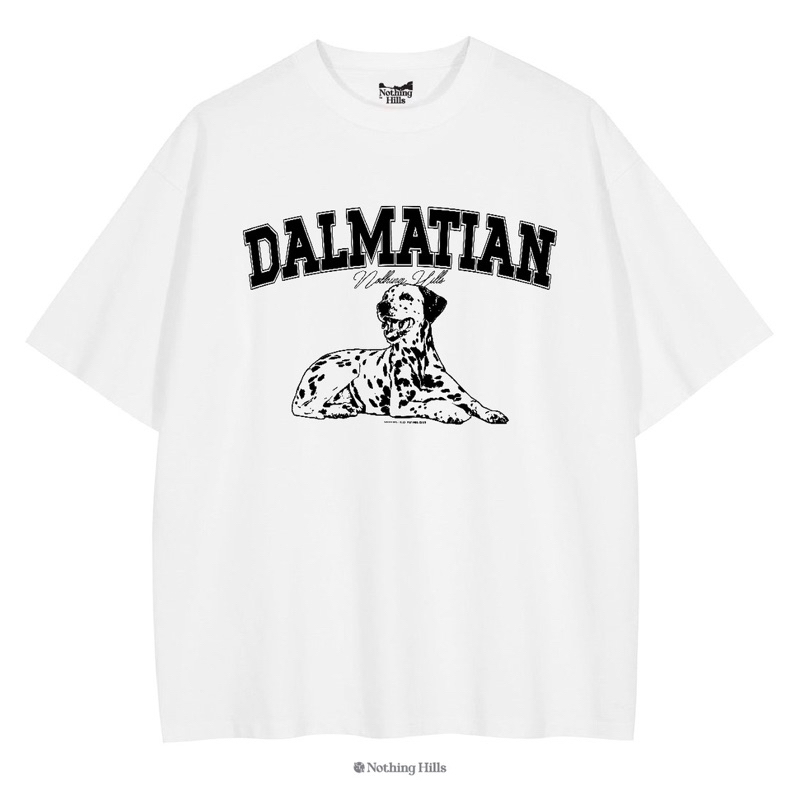 ” Dalmatian ” เสื้อคอกลม Oversize By Nothing Hills™