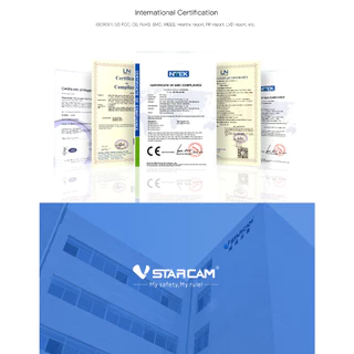 VSTARCAM CS64 WiFi กล้องวงจรปิดไร้สาย ความละเอียด 3MP (1296P) ภาพสี มี Ai + ตรวจจับคนและสัญญาณเตือน Outdoor