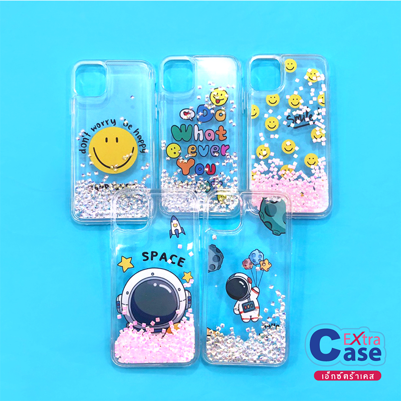 เคสออปโป้/Oppo A17 A74(5G) A93 F9 Reno4 Reno 8T(5G) เคสมือถือตู้น้ำกากเพชรพิมพ์ลายการ์ตูน ขอบนิ่มใสขอบนิ่ม