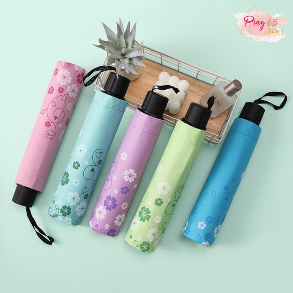 ร่มพกพากันยูวี มินิมอล ขนาดเล็ก ร่มพับได้แฟชั่น กันน้ำ กันฝน กันแดด - รูปที่ 2