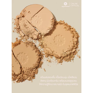 🟡 [ดูวันหมดอายุก่อนสั่งซื้อ] 🟡 l​ Second skin pressed powder แป้งผสมรองพื้น สูตร Korea ใบรับรองVEGAN