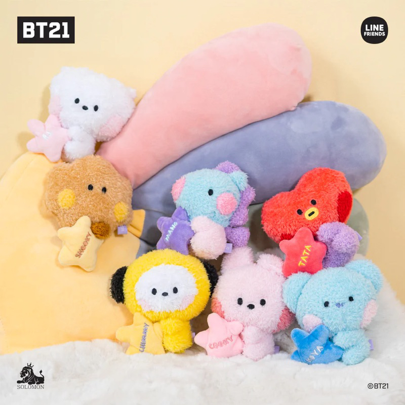 BT21 พวงกุญแจตุ๊กตาBTดาว (พร้อมส่ง)