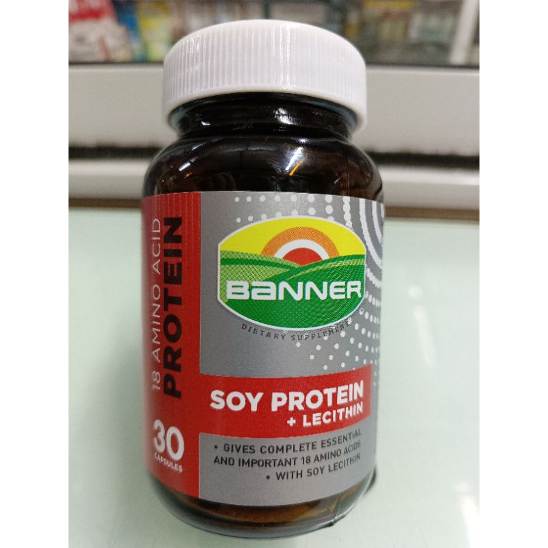 Banner soy protein+lecithin  30capsule