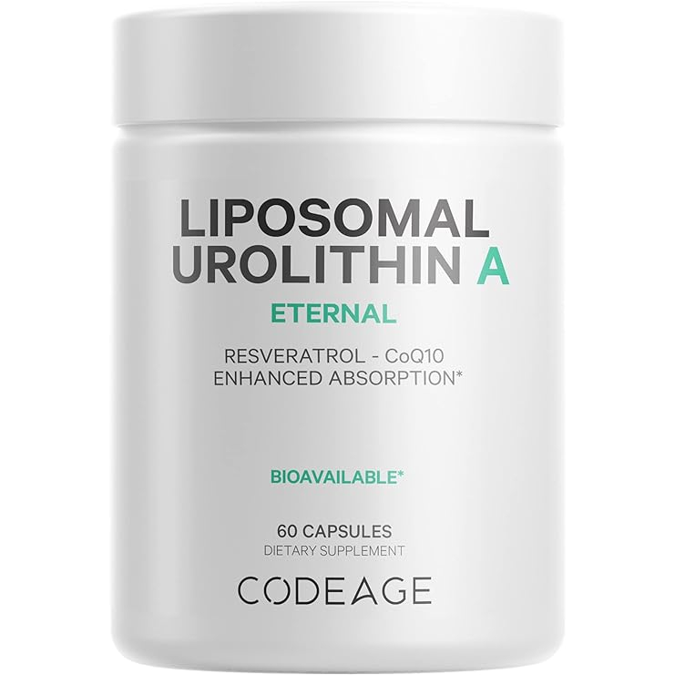 Codeage Liposomal Urolithin A Resveratrol coq10 60 capsules