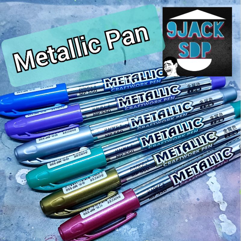 Metallic marker Pen ปากกามาร์คเกอร์ สำหรับงานโมเดล ฟิกเกอร์ กันดั้ม gundam gunpla (สินค้าพร้อมส่ง)