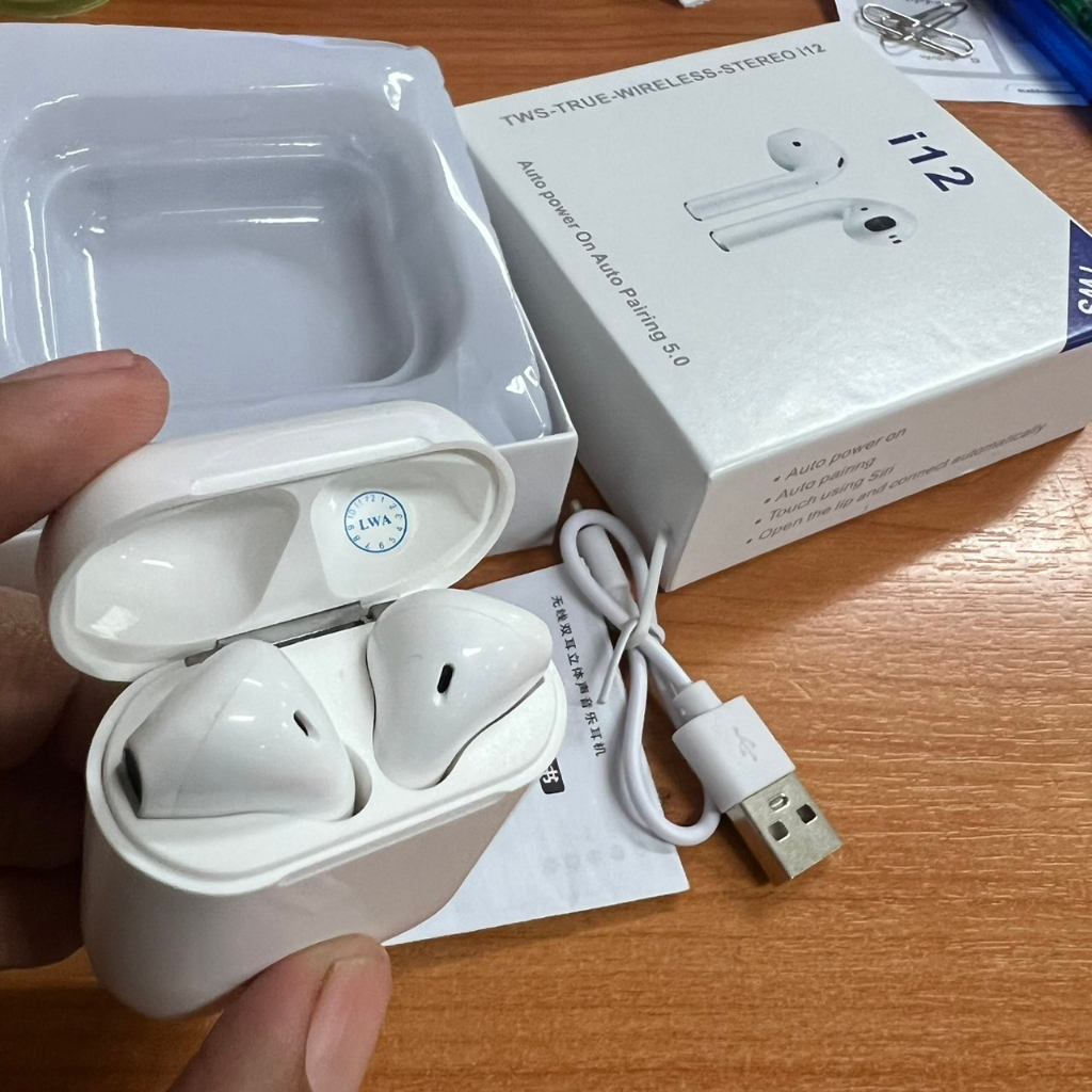 หูฟังไร้สาย หูฟังบลูทูธไร้สาย เชื่อมต่อได้ทั้ง Android และ ios พร้อมส่งในไทย 50330059