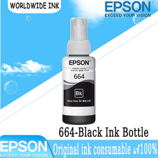 หมึก EPSON 664 Original T6641 T6642 T6643 T6644 หมึกแท้ L-Series L100 L120 L200 L210 L220 L360 L365 L565 L1300