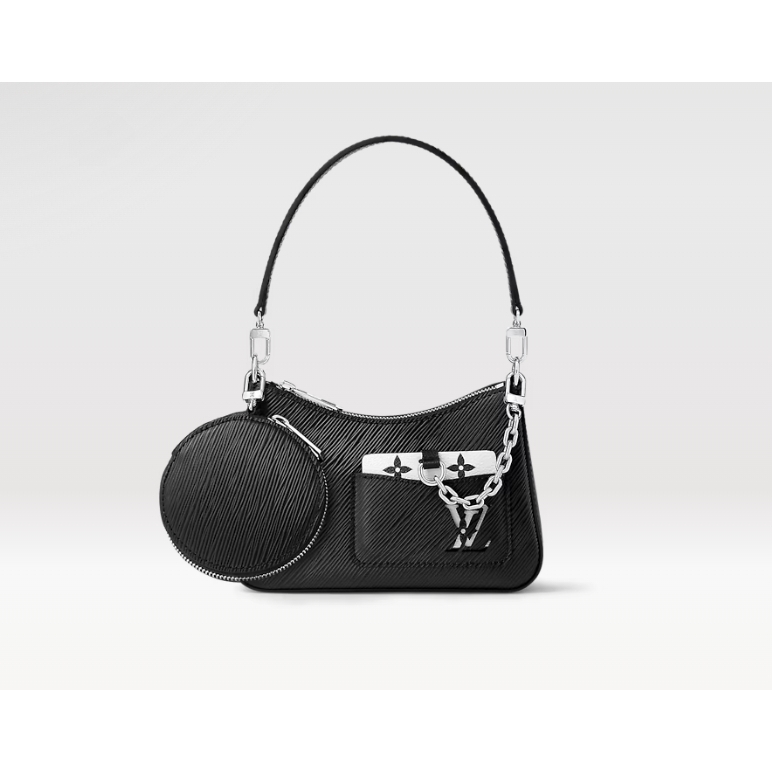 Louis vuitton แท้ กระเป๋าผู้หญิง LV Women's Bag Mini Women's Bag Cowhide Coin Purse Handbag Armpit Crossbody Bag