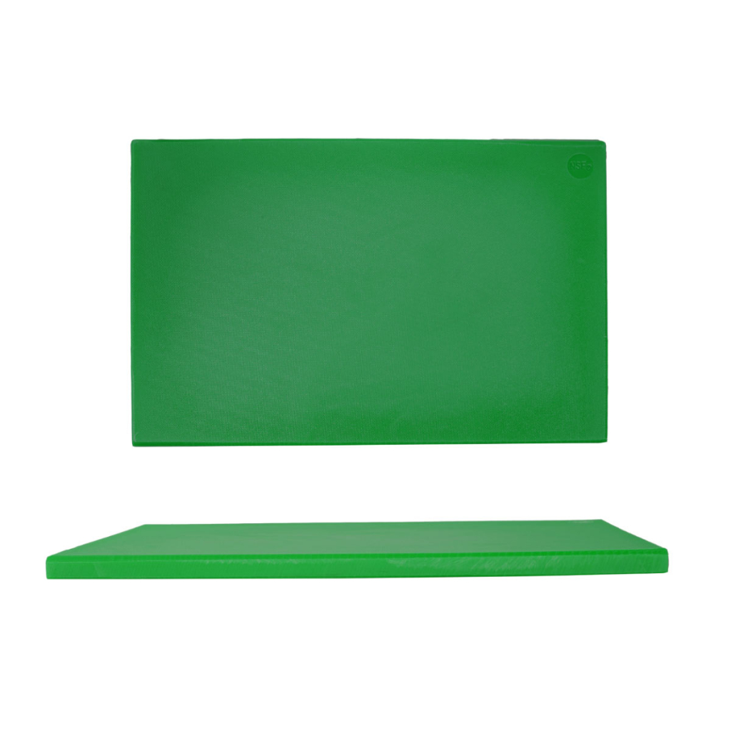เขียงพลาสติกสีเขียว สำหรับหั่นผัก Chopping board 45x30x1.8cm. Gr