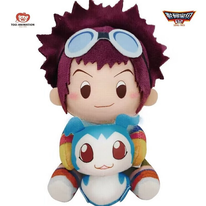 Digimon Row 2  Doll Sit In a Row Plush Pendant Series Blind Box 🟦🟨🟦