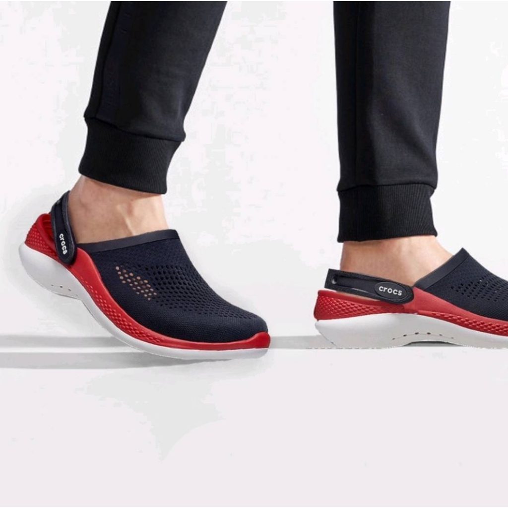 Crocs 360 Marbled LiteRide Clog รองเท้าแตะครอกส์หัวโต รุ่นไหมล่าสุด พืนนี่มใส่สบายสวยหรู่ดูดีใช่ทน