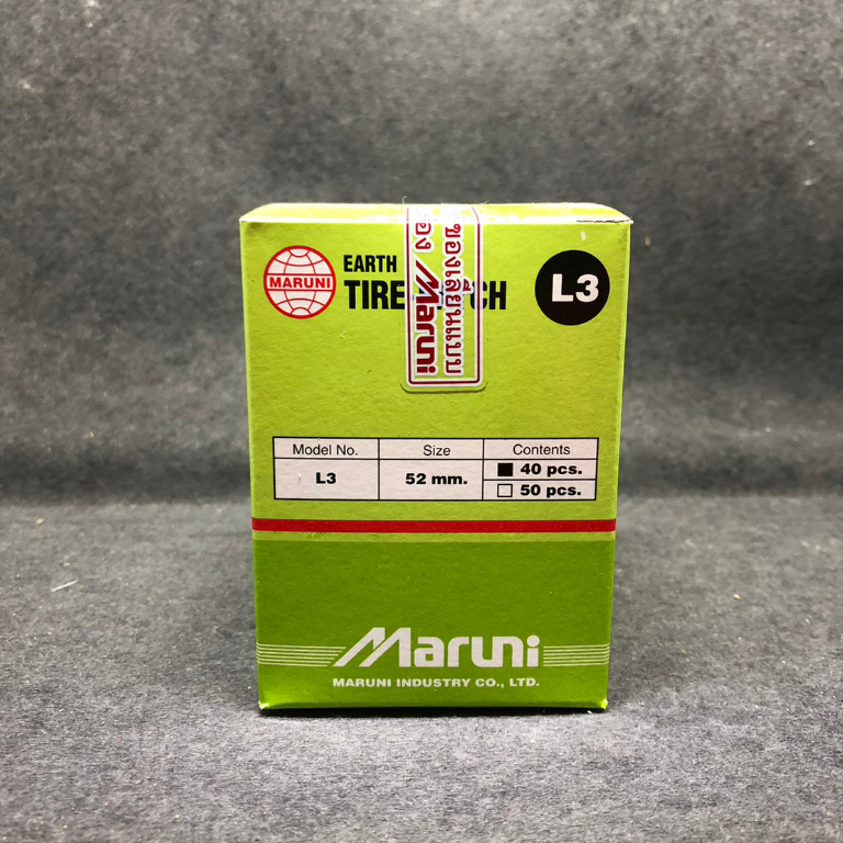 แผ่นปะยาง L3 มี 40 แผ่น ขนาด 52 มม.