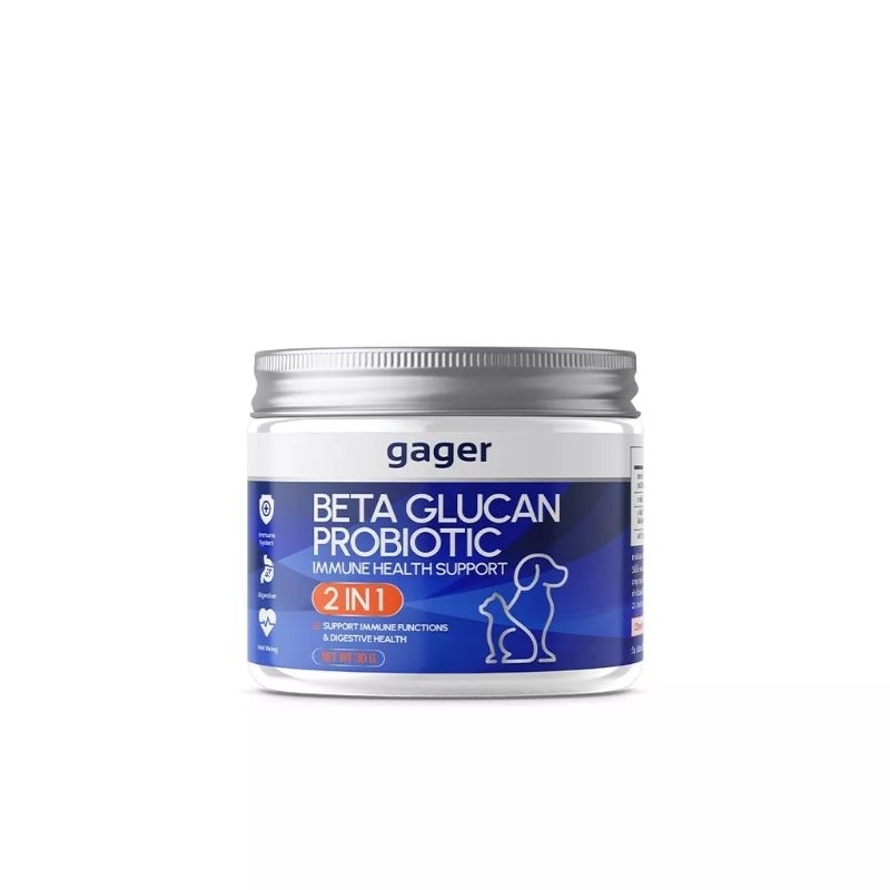 Gager (กาเจอร์)  ผงเบต้ากลูแคน+โปรไบโอติค 30กรัม