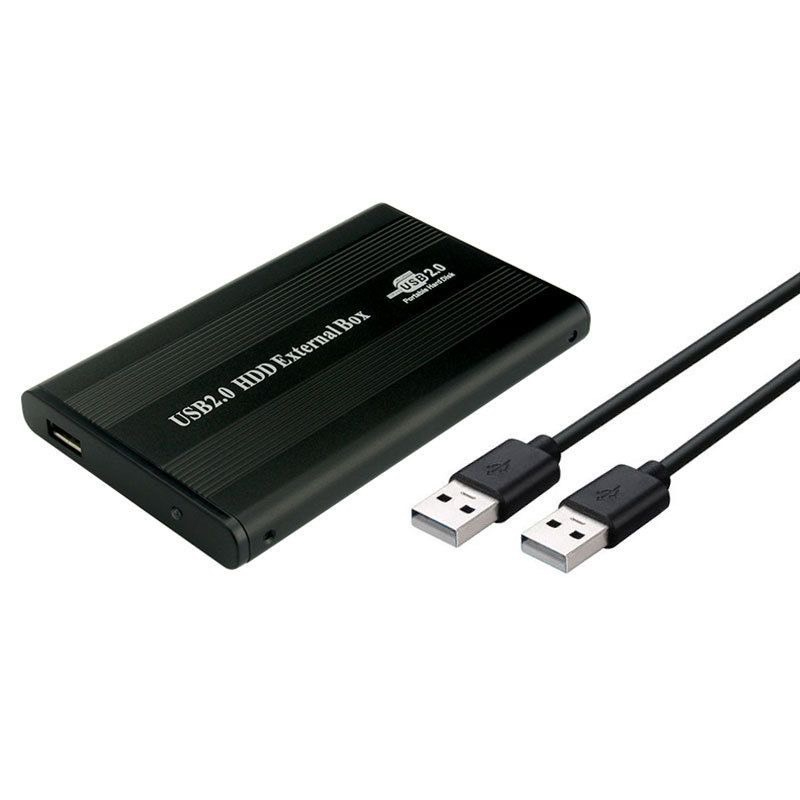 ฮาร์ดดิสก์ Usb2.0 To Ide ฮาร์ดดิสก์ 2.5 นิ้ว Ide Hdd Enclosure กล่องฮาร์ดดิสก์อลูมิเนียม Hdd สีแดง