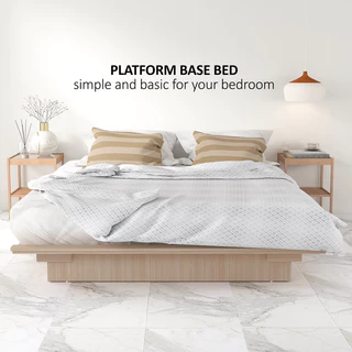 Tomato Home เตียง6ฟุต Sierra Zen bed | รับนนได้ 300โล ราคาไม่แรง คุณภาพดี เตียงไม้ 6 ฟุต