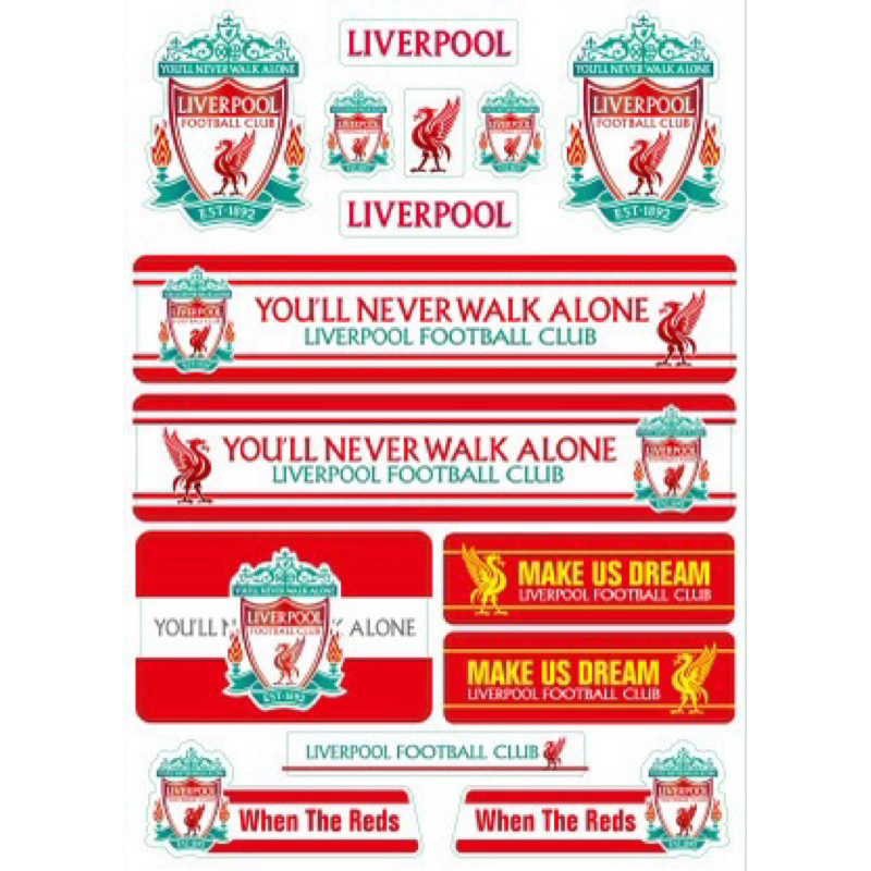 สุดคุ้ม#ลิเวอร์พูล พร้อมส่ง ลิเวอร์พูล liverpool แมนยู อาเซนนอล Arsenal สติกเกอร์ลิเวอร์พูล สติกเกอร์ลิเวอร์พูลติดรถ