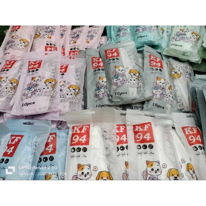 แมสKF94ผู้ใหญ่(มีปั้มการ์ตูน)