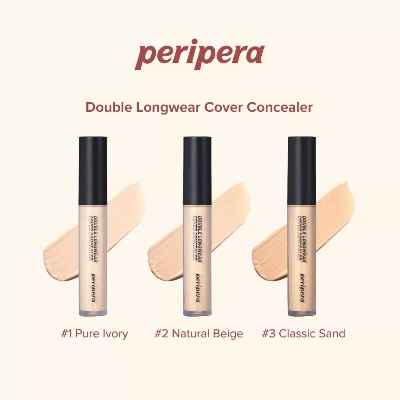 แท้ / พร้อมส่งPeripera Double Longwear Cover Concealer 5.5g